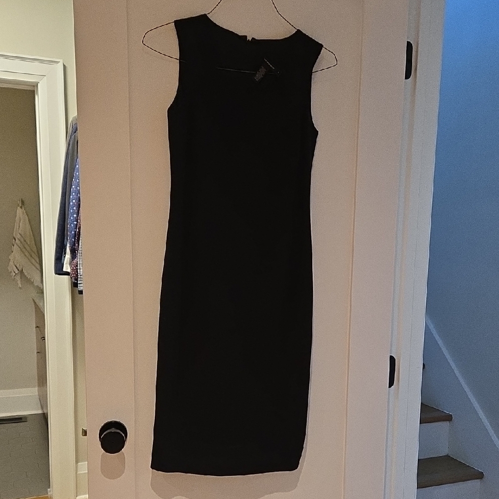 Club Monaco Classic Black Midi Dress